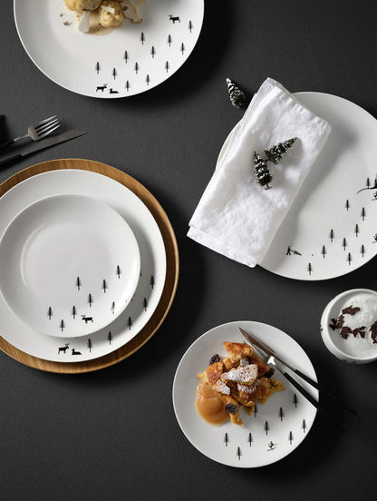 Set de 6 Assiettes à Dessert Hivernales en Porcelaine - Asa