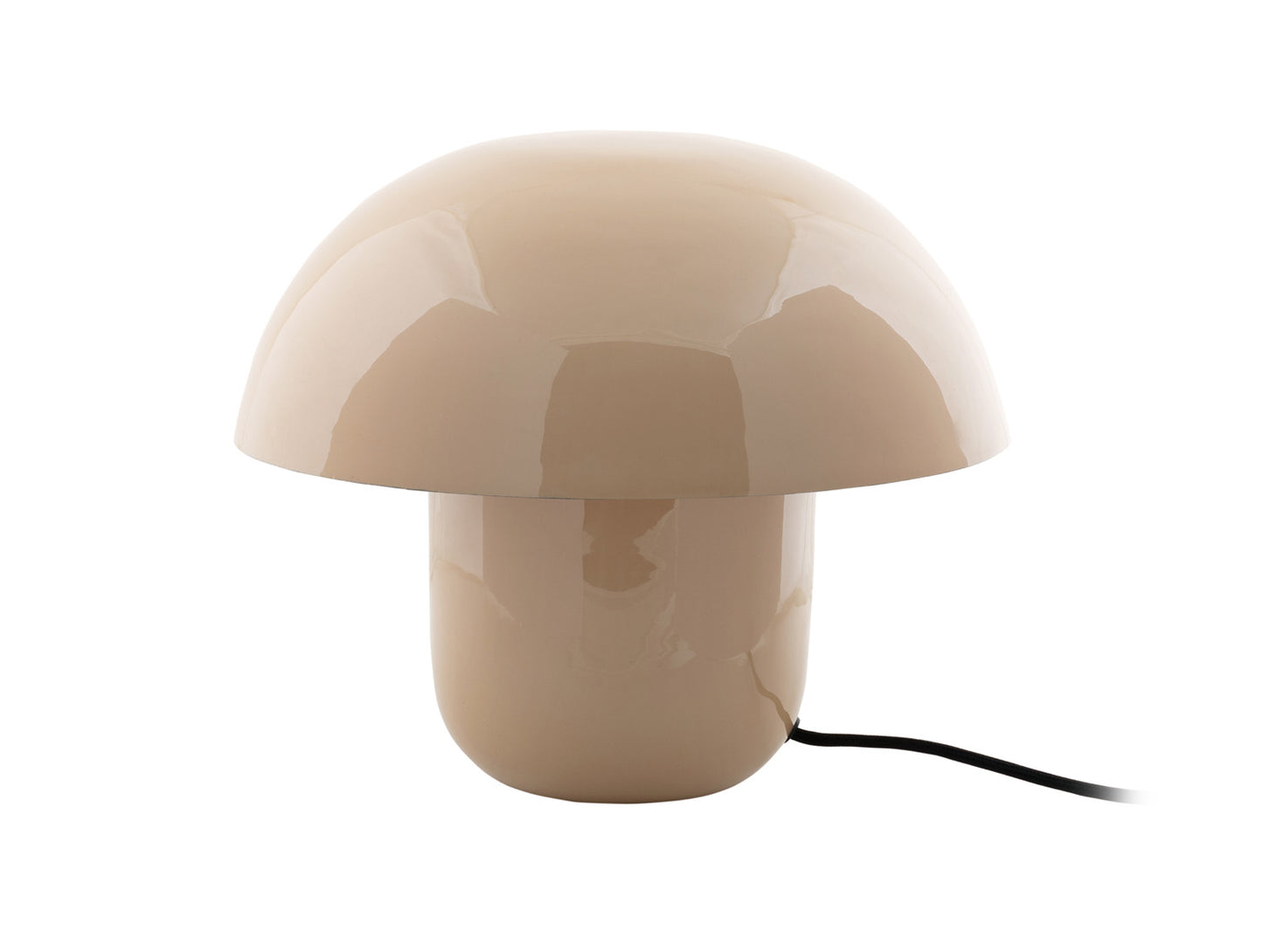 Lampe de Table Champignon en Métal Soft Brown - Present Time