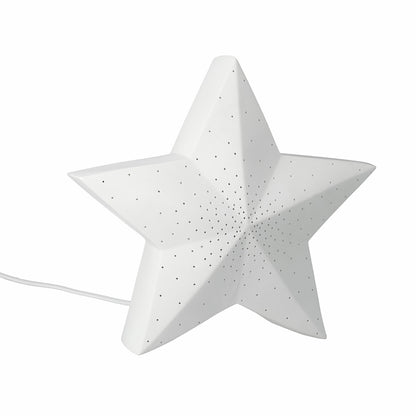 Lampe Étoile en Porcelaine Perforée D.30 cm - Räder