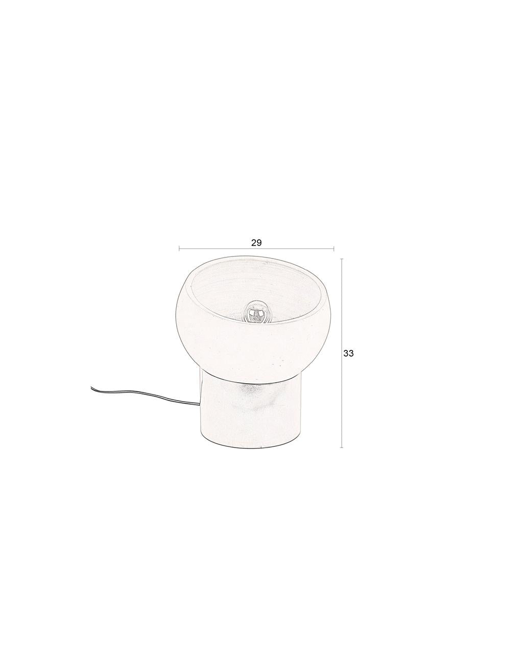 Lampe de table Zahra en Terre Cuite Zahra - DutchBone