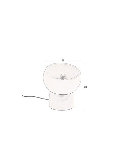 Lampe de table Zahra en Terre Cuite Zahra - DutchBone