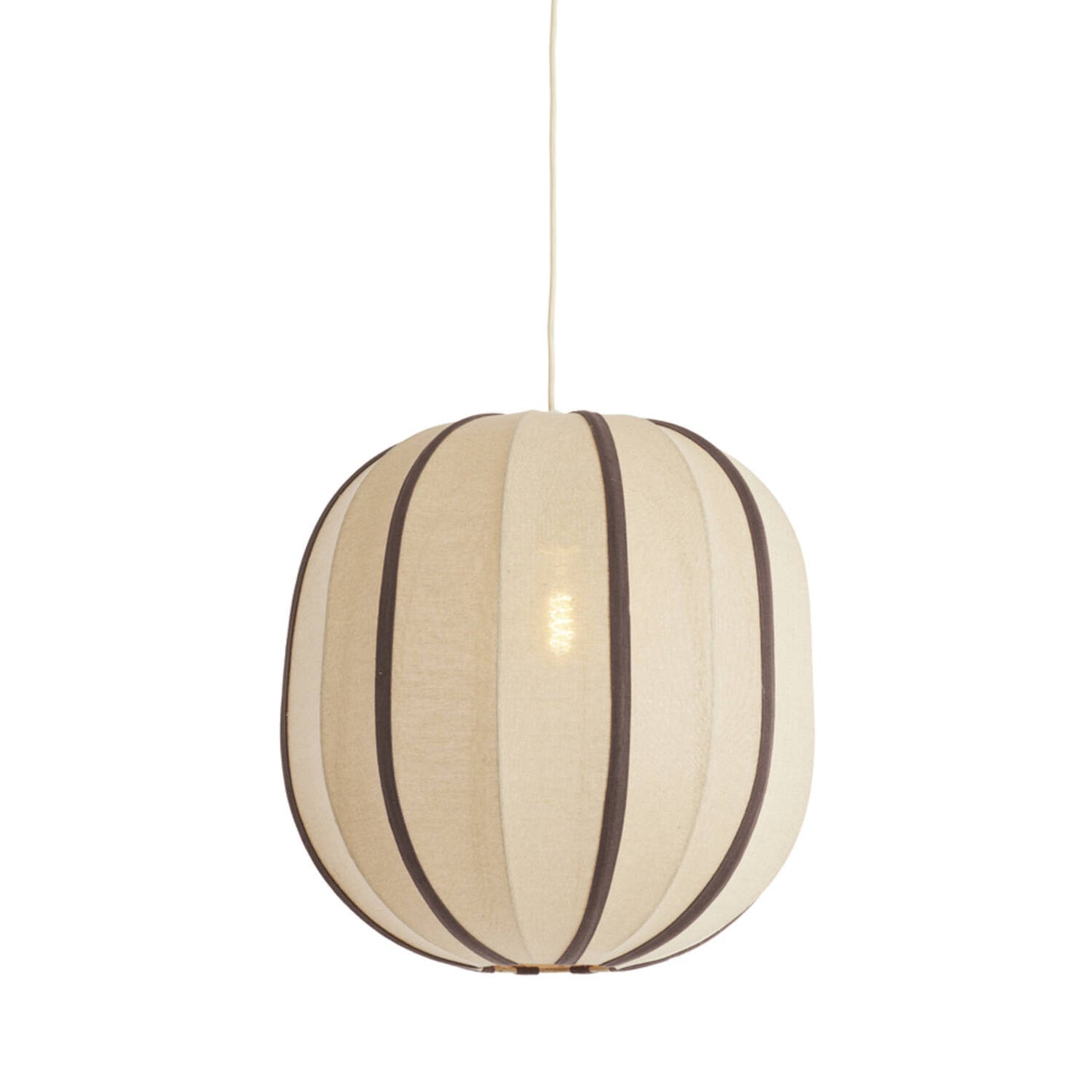 Suspension Esmira Beige et Marron Ø51x48 cm - Light & Living
