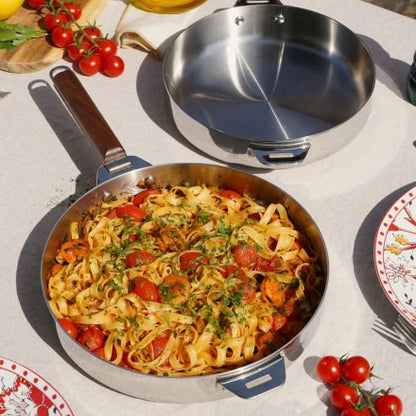 Coffret Duo Merveilleuse Poêles en Inox 20 & 28 cm - Cookut