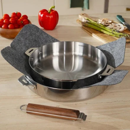 Coffret Duo Merveilleuse Poêles en Inox 20 & 28 cm - Cookut