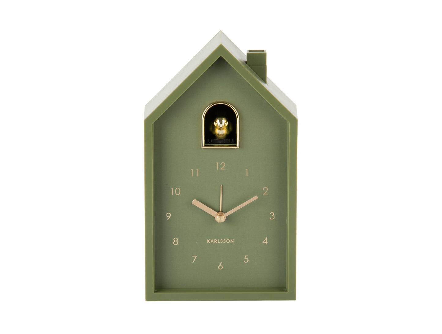 Réveil Coucou Oro Finitions Dorées, 5 Coloris - Present Time