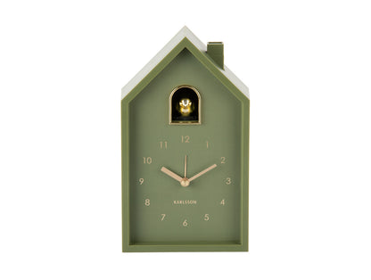 Réveil Coucou Oro Finitions Dorées, 5 Coloris - Present Time