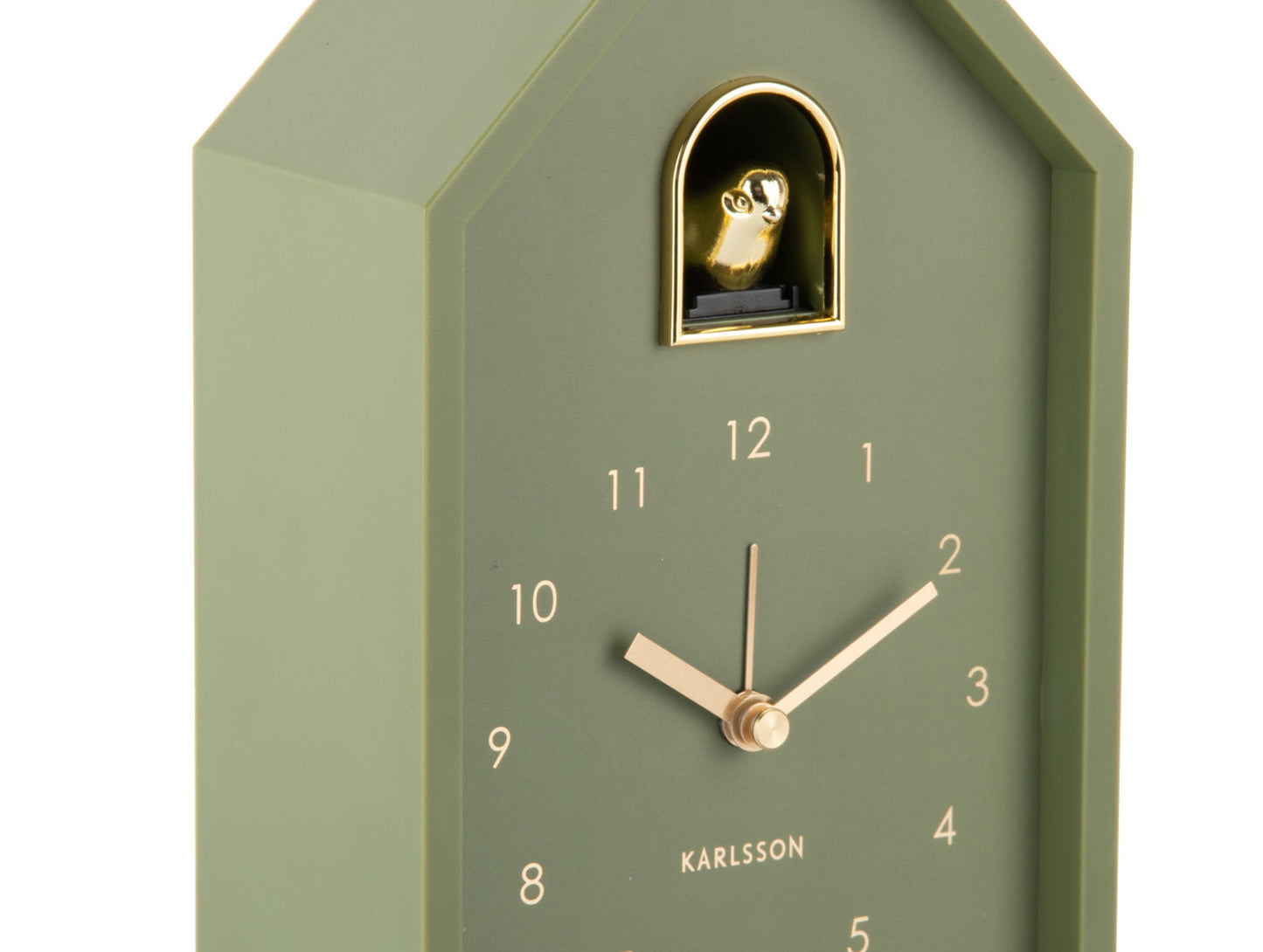 Réveil Coucou Oro Finitions Dorées, 5 Coloris - Present Time