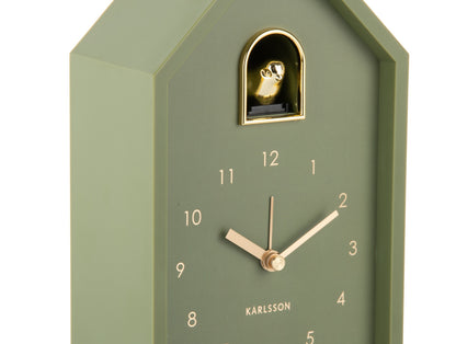 Réveil Coucou Oro Finitions Dorées, 5 Coloris - Present Time