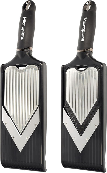 Mandoline en V Ajustable avec Protège Doigt - Microplane