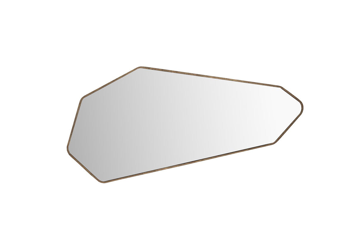 Miroir Asymétrique en Bois d'Hévéa - Dutchbone