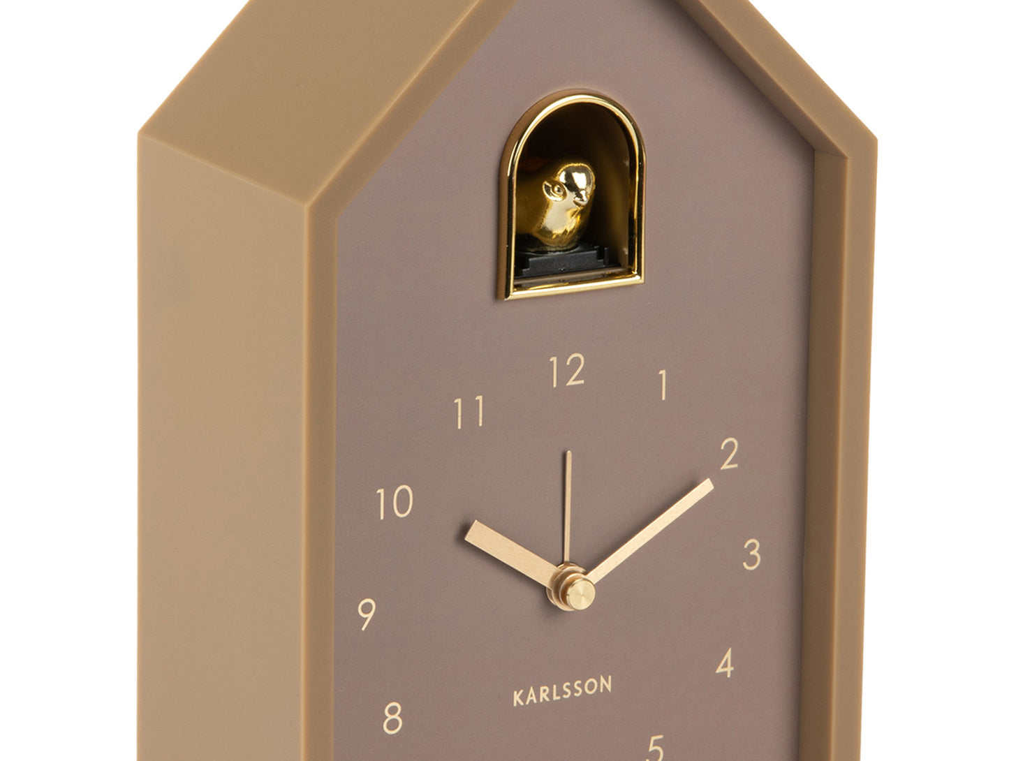 Réveil Coucou Oro Finitions Dorées, 5 Coloris - Present Time