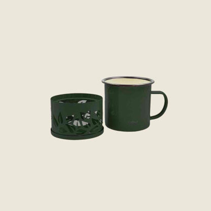 Mug Chauffant à la Bougie en Métal 500ml - Cookut