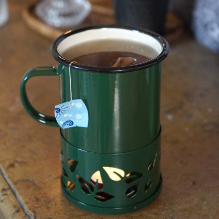 Mug Chauffant à la Bougie en Métal 500ml - Cookut