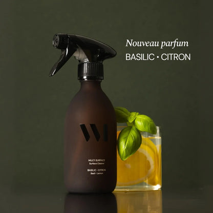 Pulvérisateur Multi-Surface 290 ml, Fleur d'Oranger / Basilic-Citron - What Matters