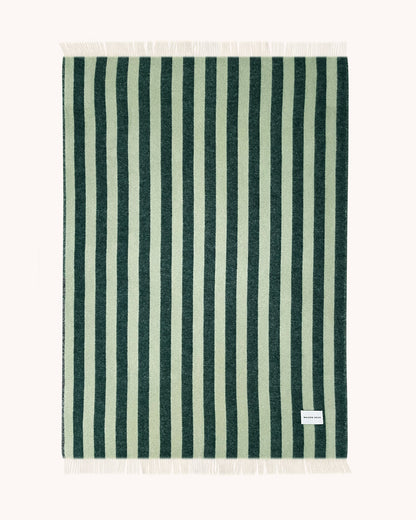 Plaid à Rayures Candy Wrap 100% Laine 130x200 cm - Maison Deux