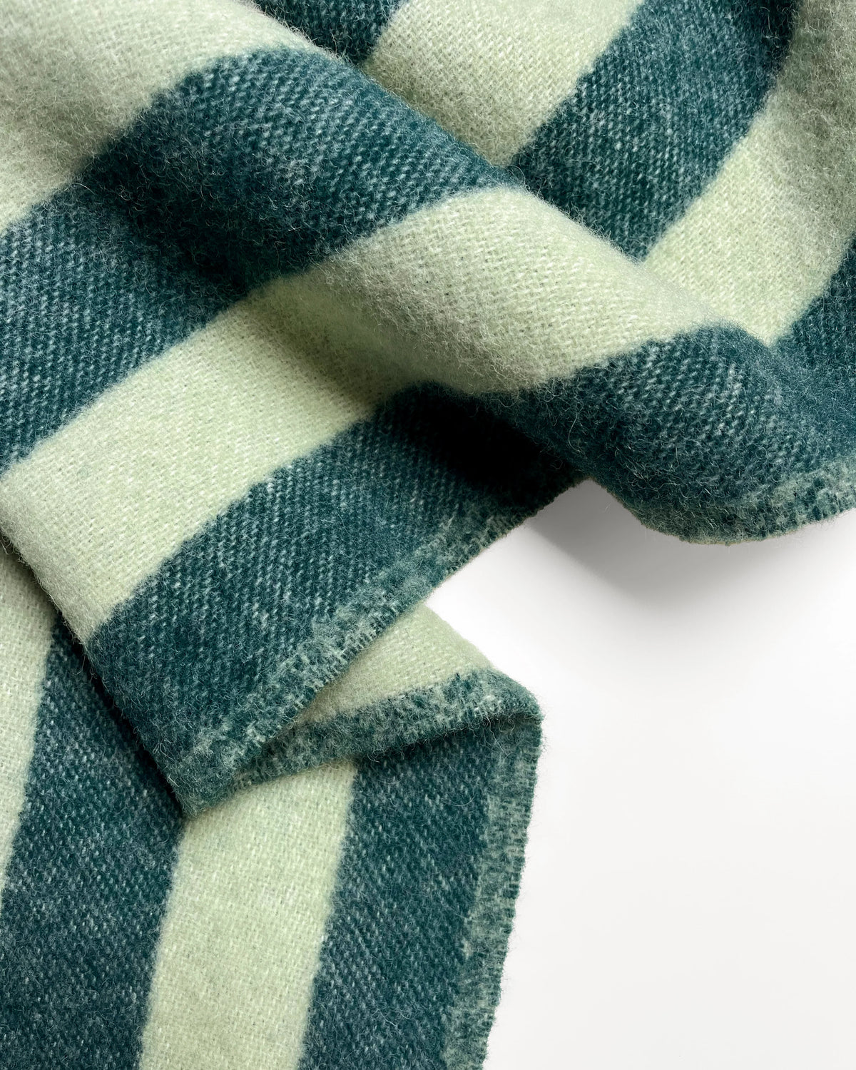 Plaid à Rayures Candy Wrap 100% Laine 130x200 cm - Maison Deux