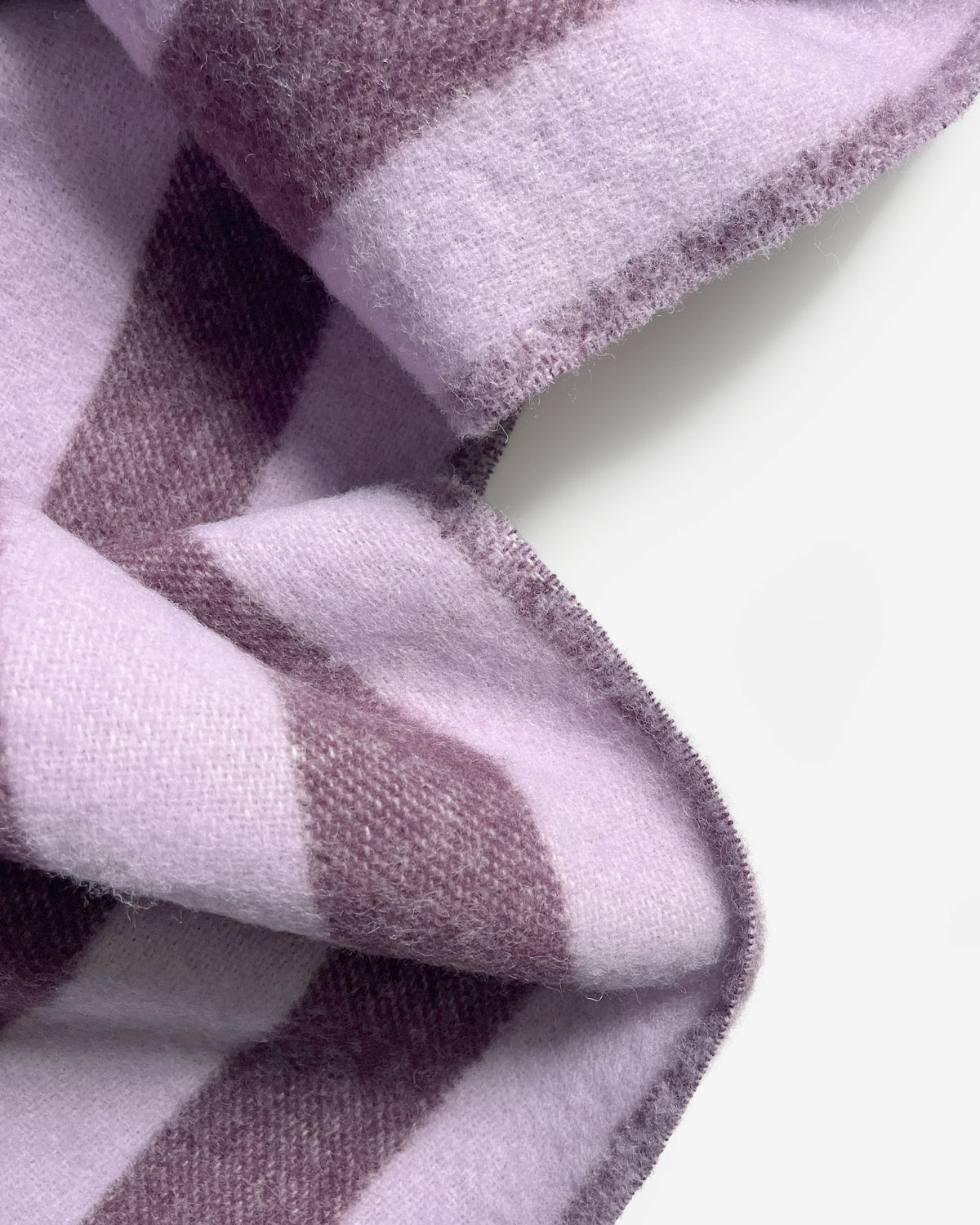 Plaid à Rayures Candy Wrap 100% Laine 130x200 cm - Maison Deux
