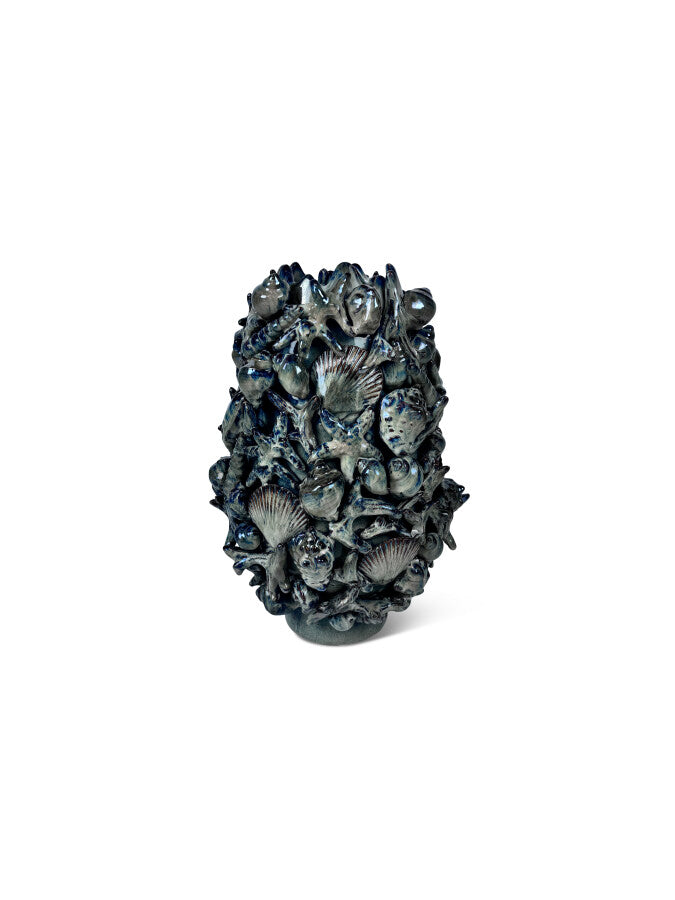 Vase Ocean Composition de Coquillages en Céramique - Peri Living