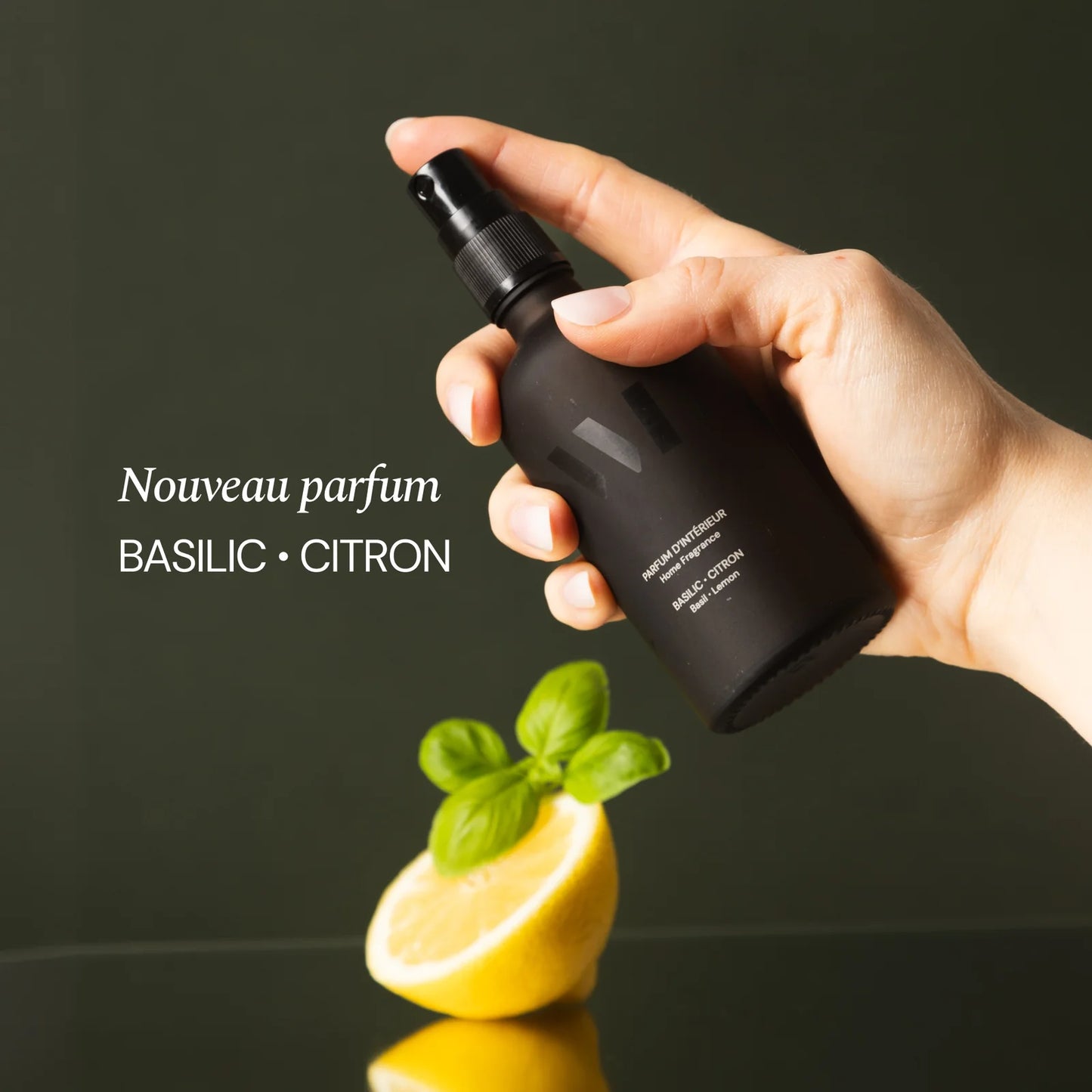 Spray d'Intérieur Parfumé 100ml, Fleur d'Oranger / Basilic-Citron - What Matters