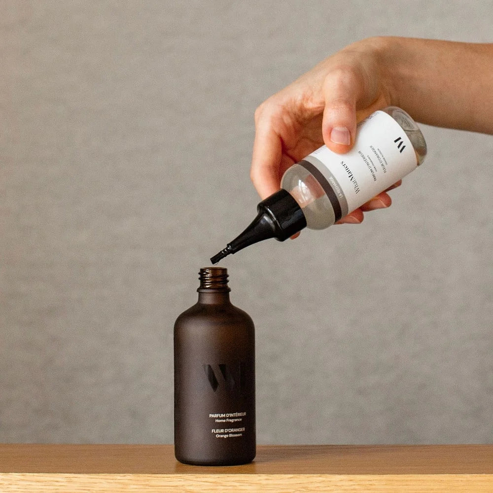 Spray d'Intérieur Parfumé 100ml, Fleur d'Oranger / Basilic-Citron - What Matters