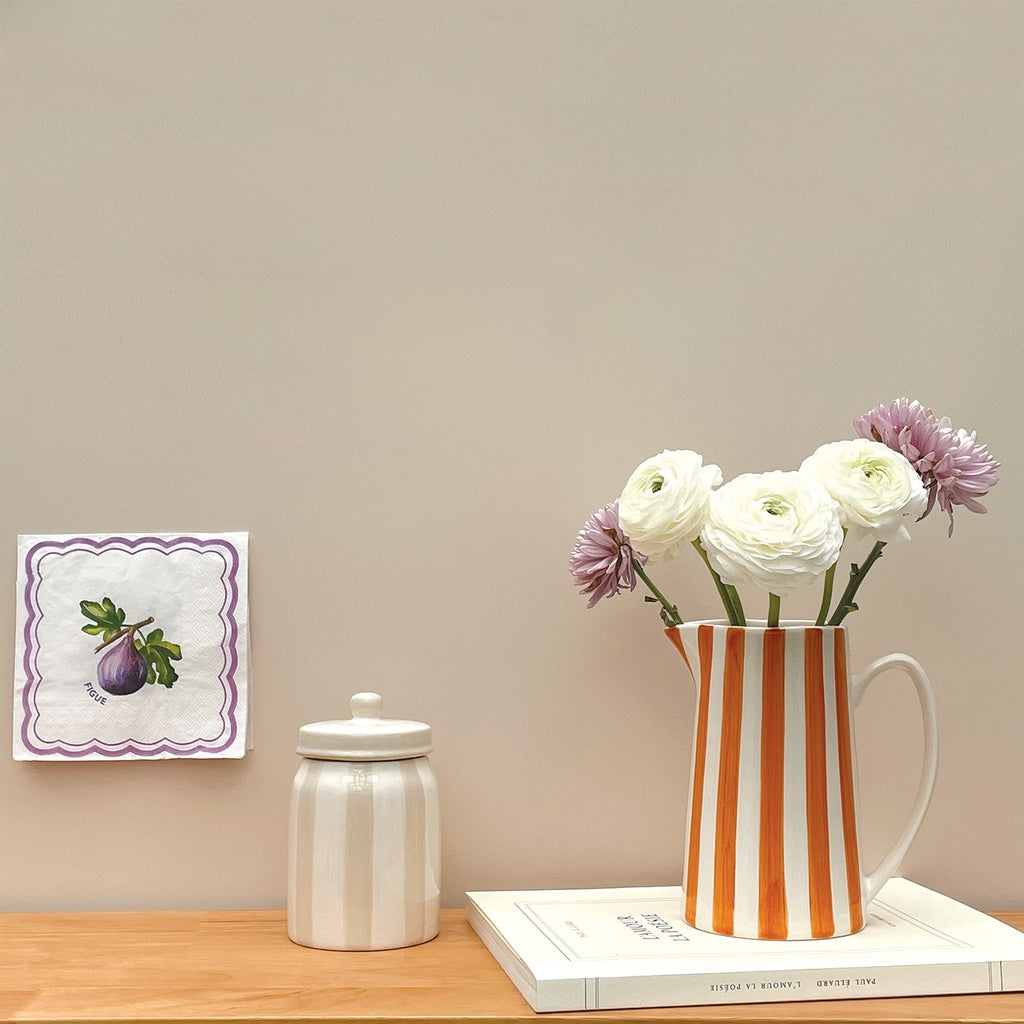 Pichet Rayures en Faïence 1L - Opjet