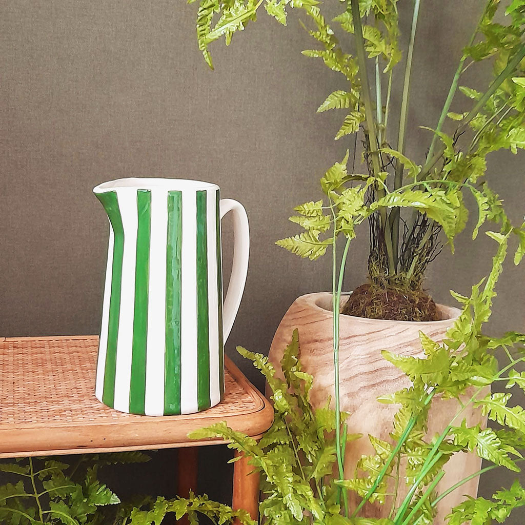 Pichet Rayures en Faïence 1L - Opjet