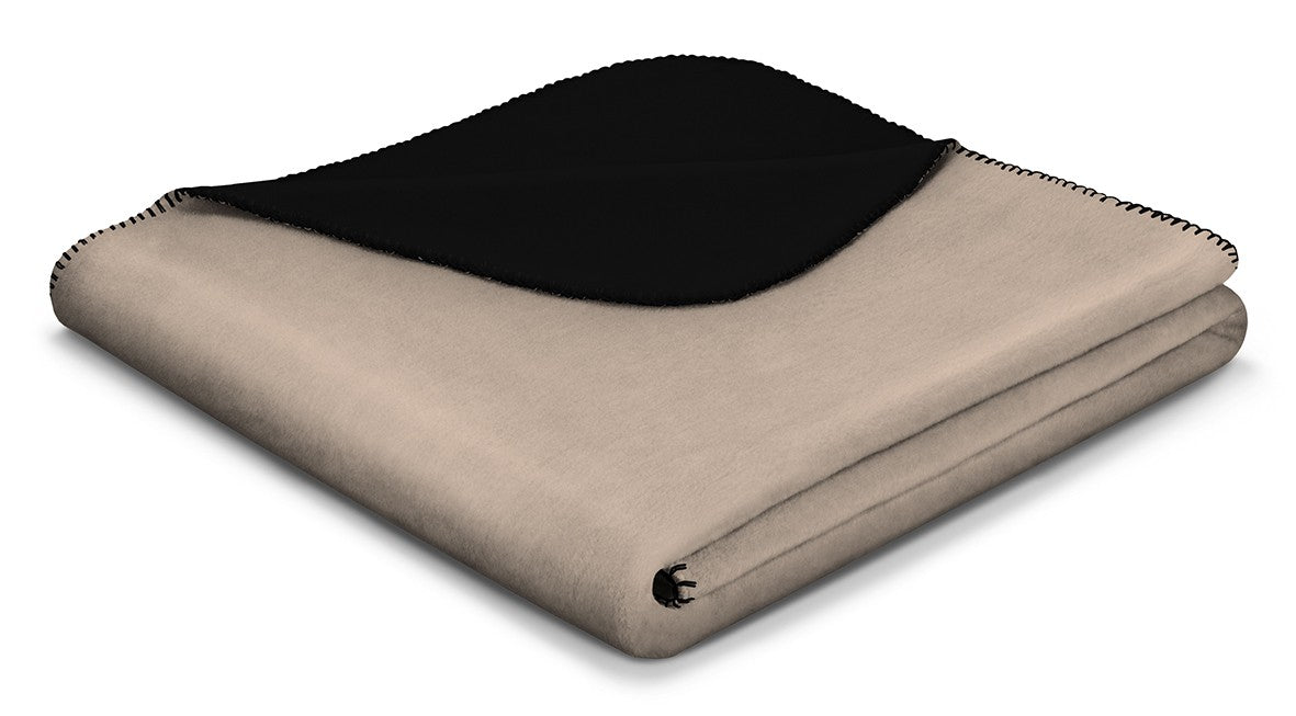 Plaid Chaud Bi-Face en Coton Cerf 150x200 cm - Biederlack