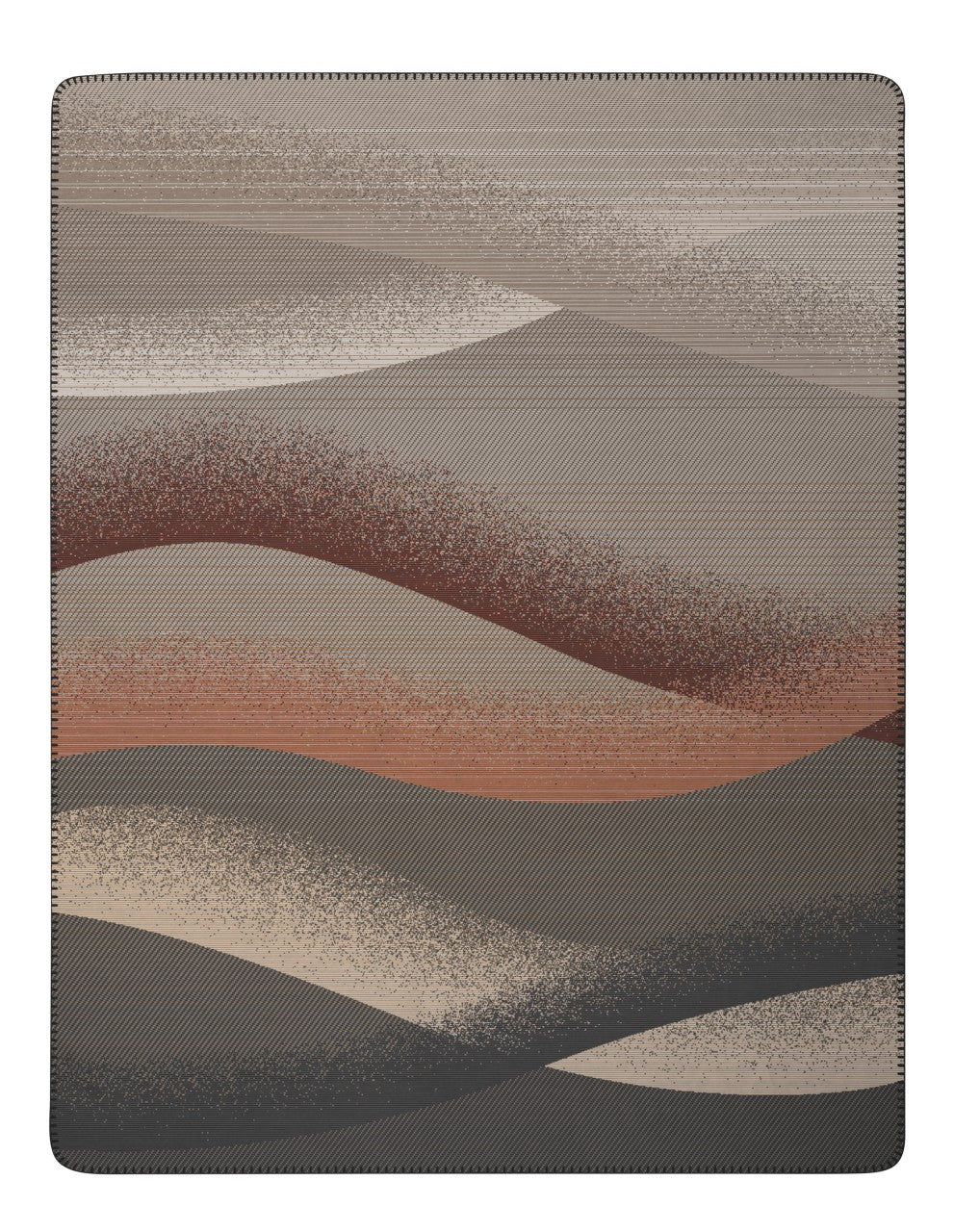 Plaid Chaud en Coton Desert Waves 150x200 cm - Biederlack