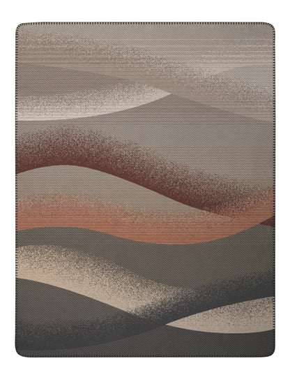 Plaid Chaud en Coton Desert Waves 150x200 cm - Biederlack