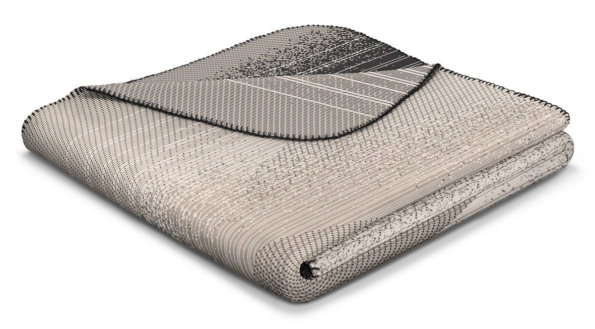 Plaid Chaud en Coton Desert Waves 150x200 cm - Biederlack