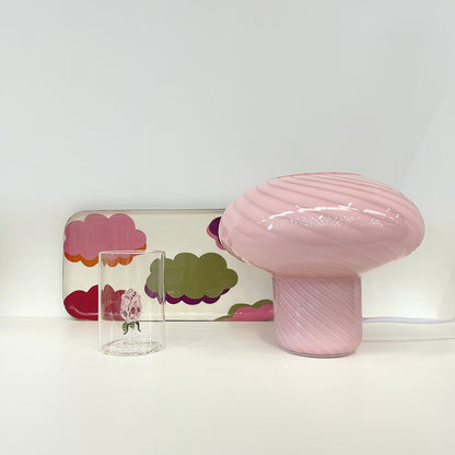 Plateau en Métal Rectangle Fleurs 15x30cm - Opjet