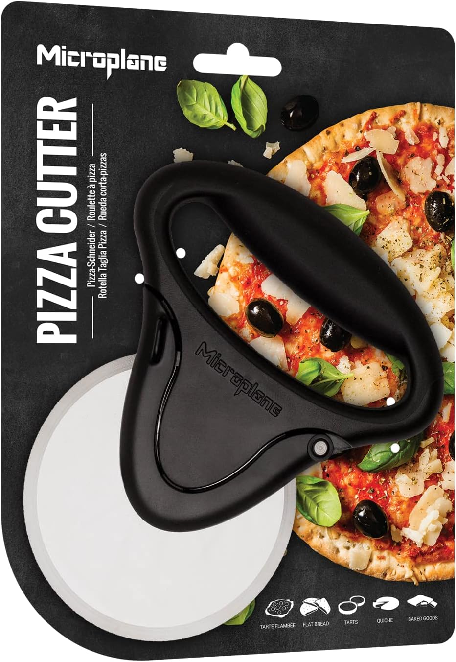 Roulette à Pizza avec Manche Ergonomique - Microplane