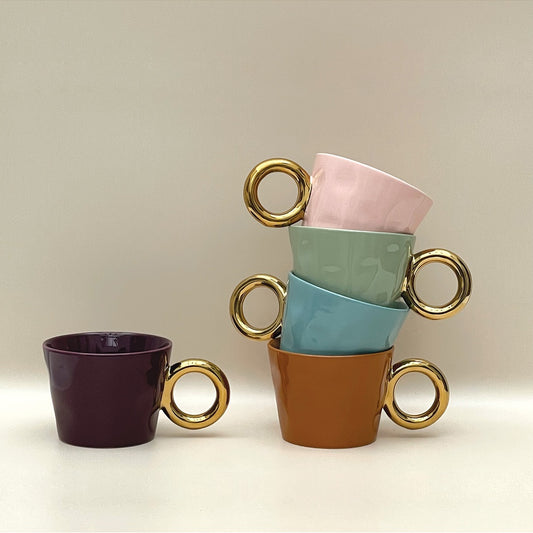 Set de 2 Tasses Matins Calins en Faïence 360 ml - Opjet