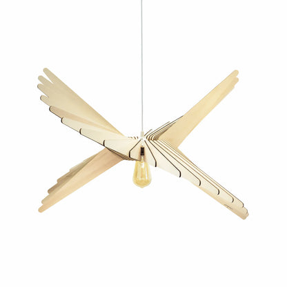 Suspension Albatros D.80cm Ajustable Ampoule avec Fournie - Atelier Loupiote
