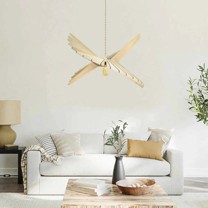 Suspension Albatros D.80cm Ajustable Ampoule avec Fournie - Atelier Loupiote