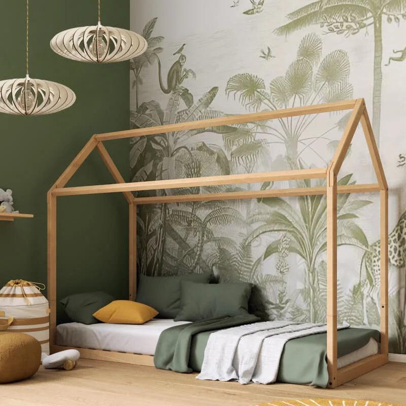 Suspension Neo en Bois Câble Ajustable avec Ampoule - Atelier Loupiote