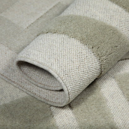 Tapis Vareze Sauge 100% Laine 160x230 cm - Idaho Éditions