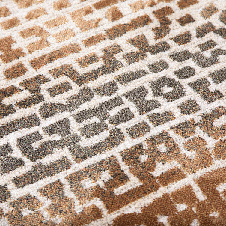 Tapis Laby Marron 160 x 230 cm / 200x290 cm - Idaho Éditions