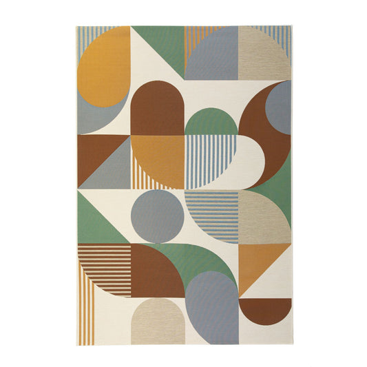 Tapis d’Extérieur à Motifs Géométriques Oskar 160x230 cm - Idaho Éditions