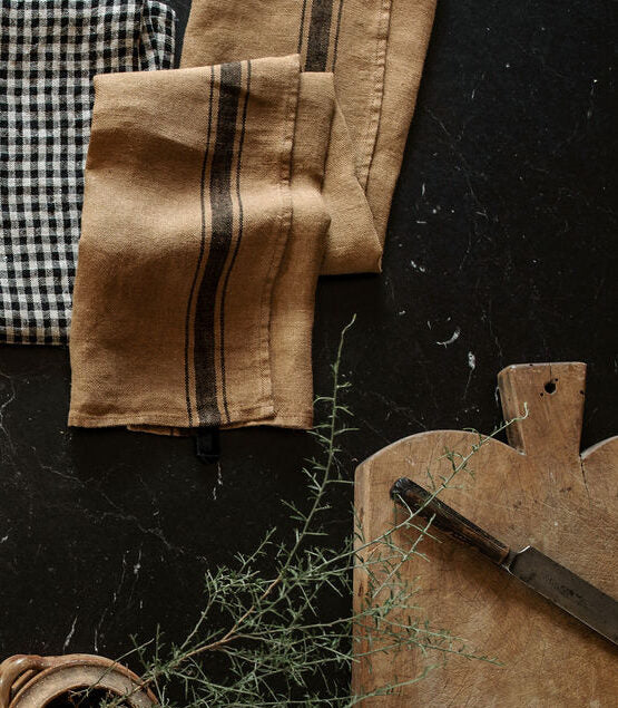 Torchon Come en Lin et Coton 46x70 cm - Haomy