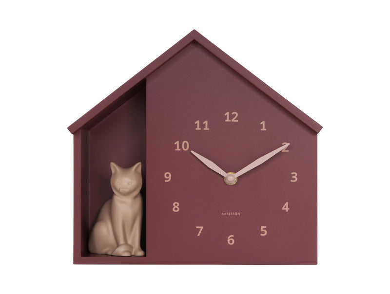 Horloge Murale Chat Assis - Present Time