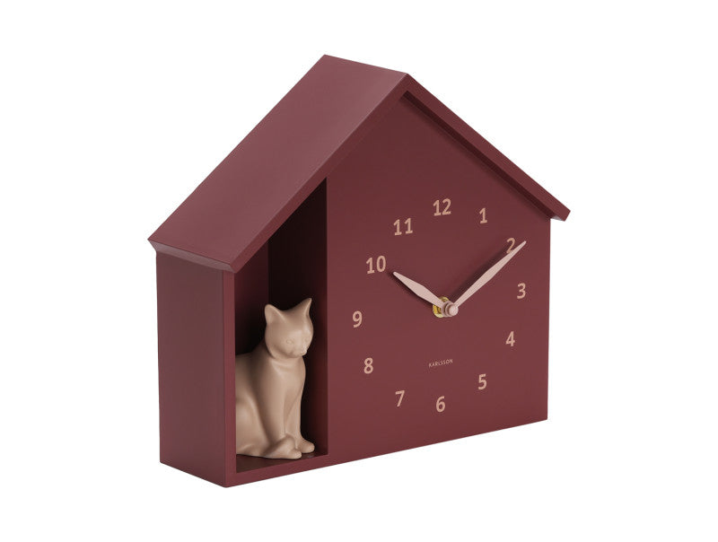 Horloge Murale Chat Assis - Present Time