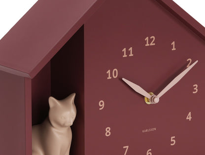 Horloge Murale Chat Assis - Present Time