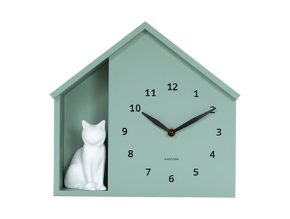 Horloge Murale Chat Assis - Present Time