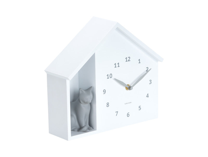 Horloge Murale Chat Assis - Present Time