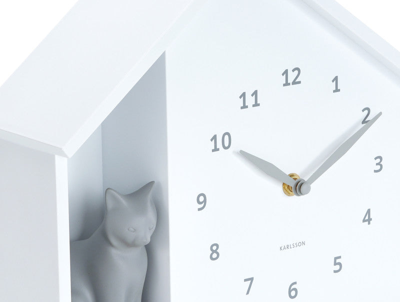 Horloge Murale Chat Assis - Present Time