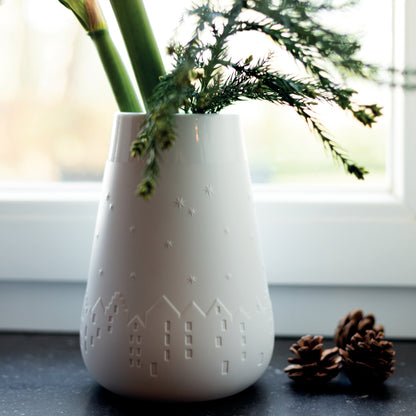 Vase en Porcelaine Ville d'Hiver - Räder