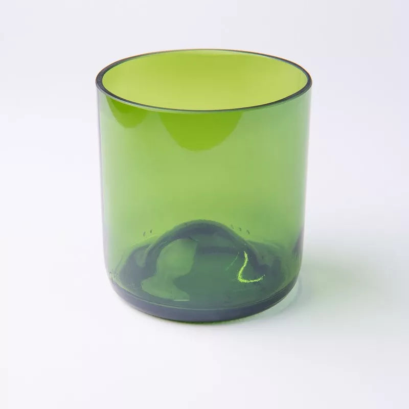 Set de 4 Verres à Boire en Verre de Bouteille Upcyclée 20 cl - Plates & Culotées