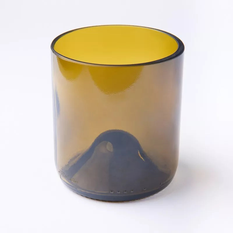 Set de 4 Verres à Boire en Verre de Bouteille Upcyclée 20 cl - Plates & Culotées