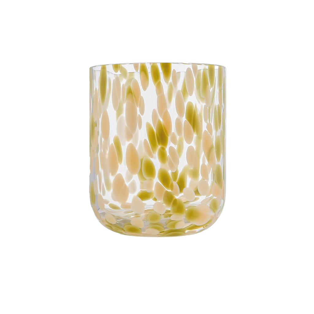 Set de 6 Verres Moucheté Doré, Noir, Bleu, Kaki ou Marron- Opjet